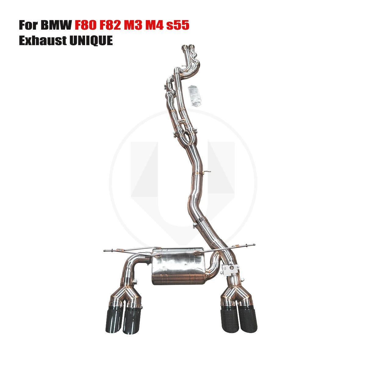 

UNIQUE For 2014-2020 Bmw F80 F82 F83 m3 m4 s55 3.0T vd Double tube 63change 89 performance valve exhaust system ss304 exhaust mu