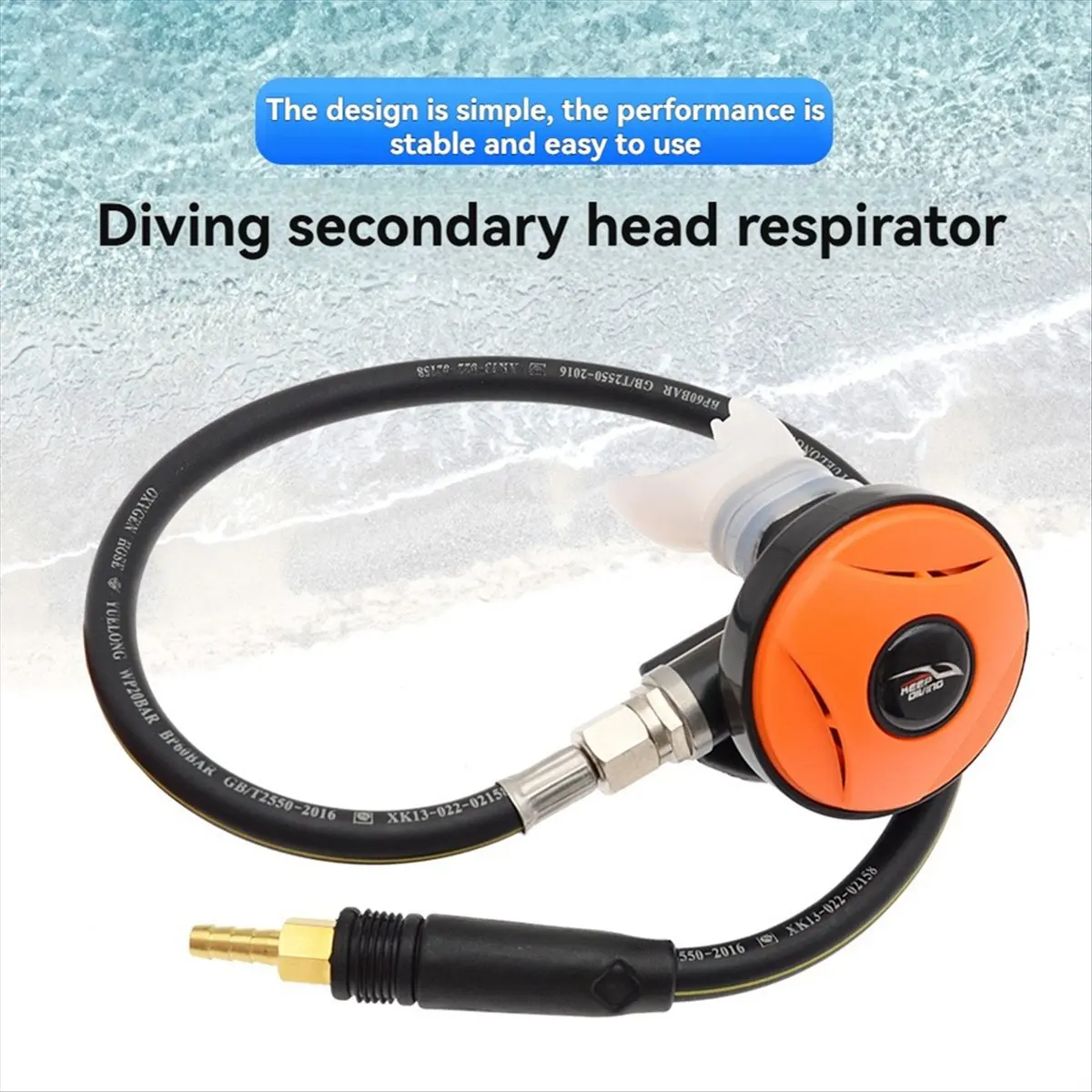 منظم الأخطبوط للغوص من ABJV مع خرطوم مرن لمعدات التنفس تحت الماء