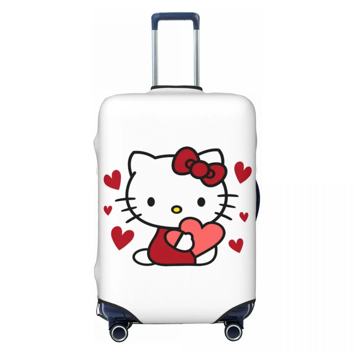 Funda protectora personalizada para equipaje de Hello Kitty Sanrio, bonita cubierta protectora para maleta de viaje de 18 a 32 pulgadas