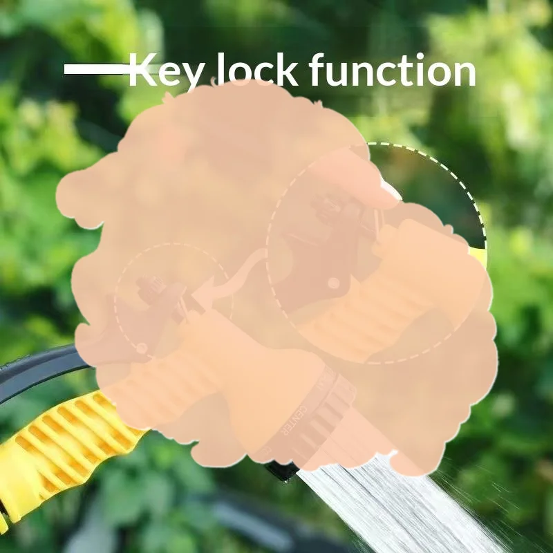 Precision Thumb Control Garden Hose Sprayer for Optimal Watering Efficiency