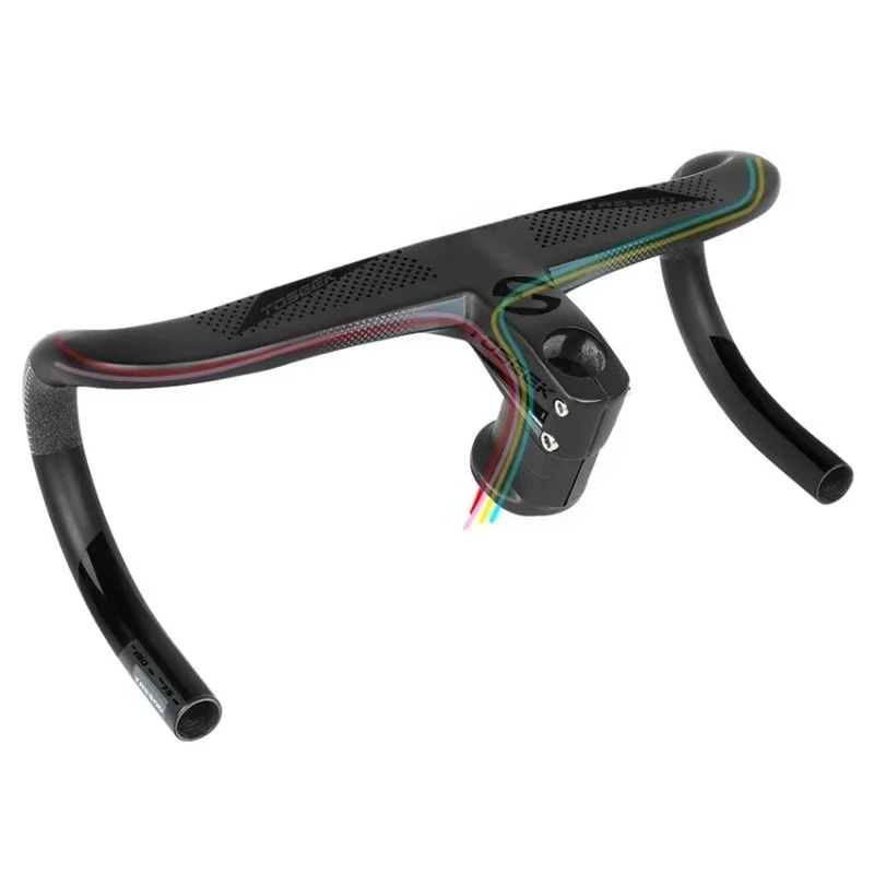Full internal routing carbon integrated handlebar road bicycle handlebar