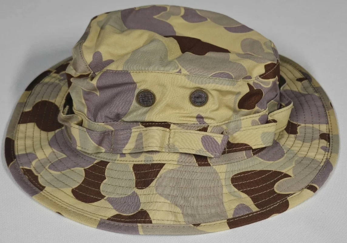 

Old Australian Desert Camouflage Outdoor Round Edge Hat, Suitable for Outdoor/Fishing/Hiking, etc