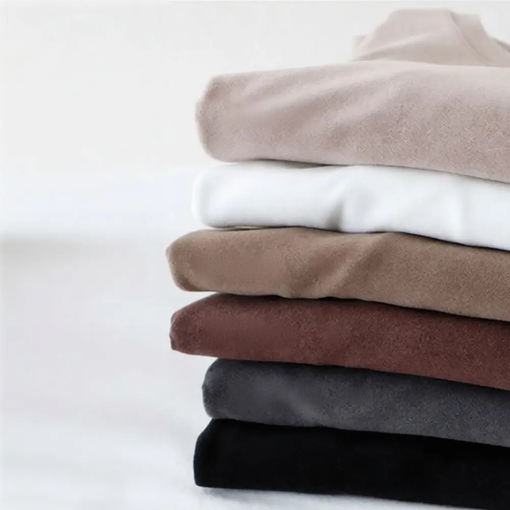 Autumn Winter Women Brushed Thermal Long Sleeve Base Layer Slim Fit Solid Color Crew Neck Casual Comfortable Soft Pullover Top