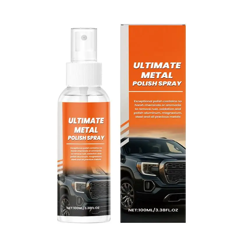 

Средство для удаления ржавчины по металлу, 100 мл, растворитель для железа, долговечный спрей для полировки металла для детализации автомобилей, грузовиков на колесах, домашнего гаража