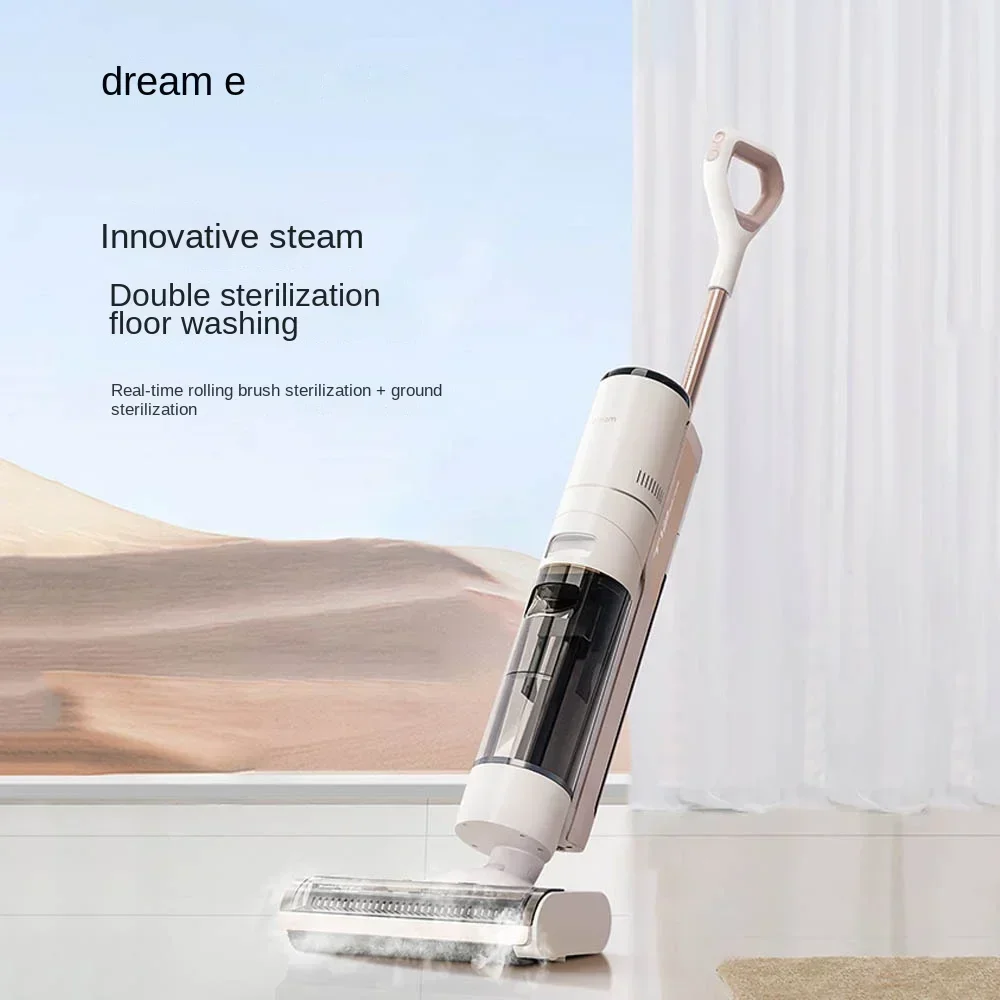 Dream T12 intelligent wireless steam floor scrubber for high-temperature floor scrubbing, roller brush Welt mop cleaning