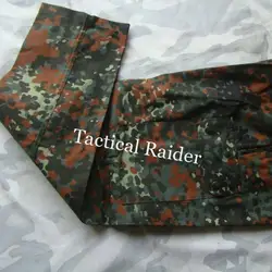 Pantalones militares alemanes con lunares, dobladillo sarga sin cordón