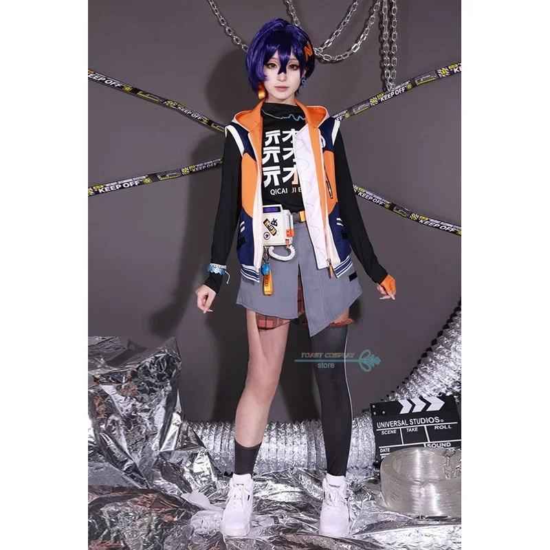 Wise Belle Cosplay Game Zenless Zone Zero Akira Bel Cosplay Costume Game Zenless Zone Zero Role Play Animation Prop