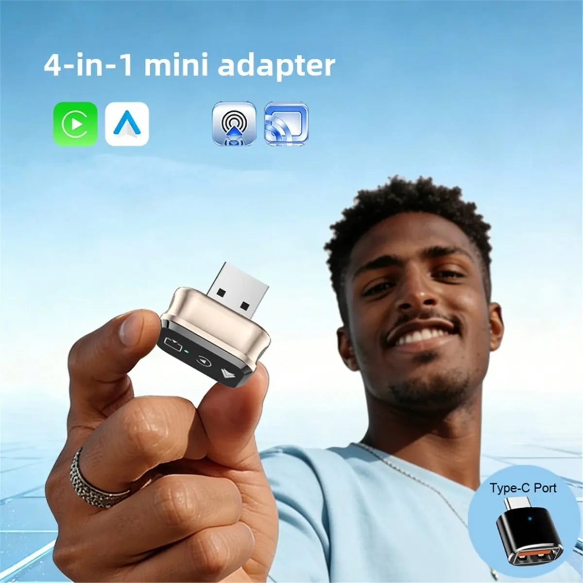 a91p]-4in1-smart-wireless-carplay-adapter-usb-auto-connect-plug-play-for-ios-android-usb-change-support-screen-mirroring