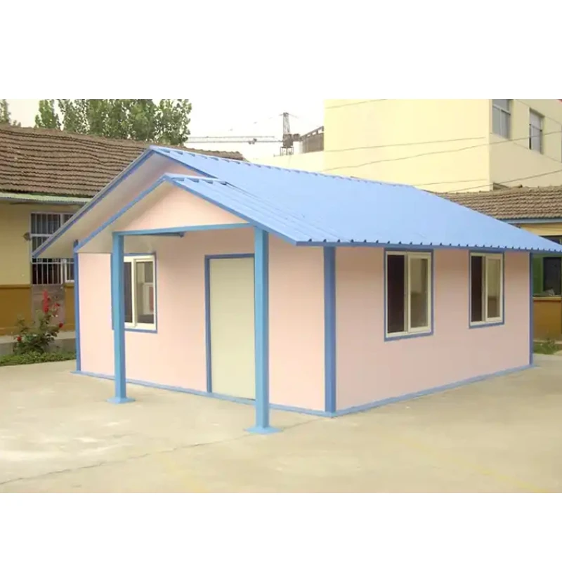 Ready Made Prefabricated House Building Frame Construction Steel Structures