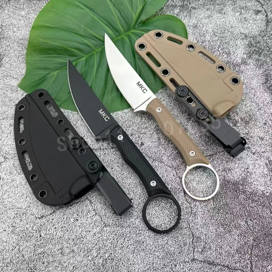 Outdoor Multi-Purpose Knife Durable 8Cr13Mov Steel Treatment Expedition Practical Cutting Knife Camping Hunting Survival Tool