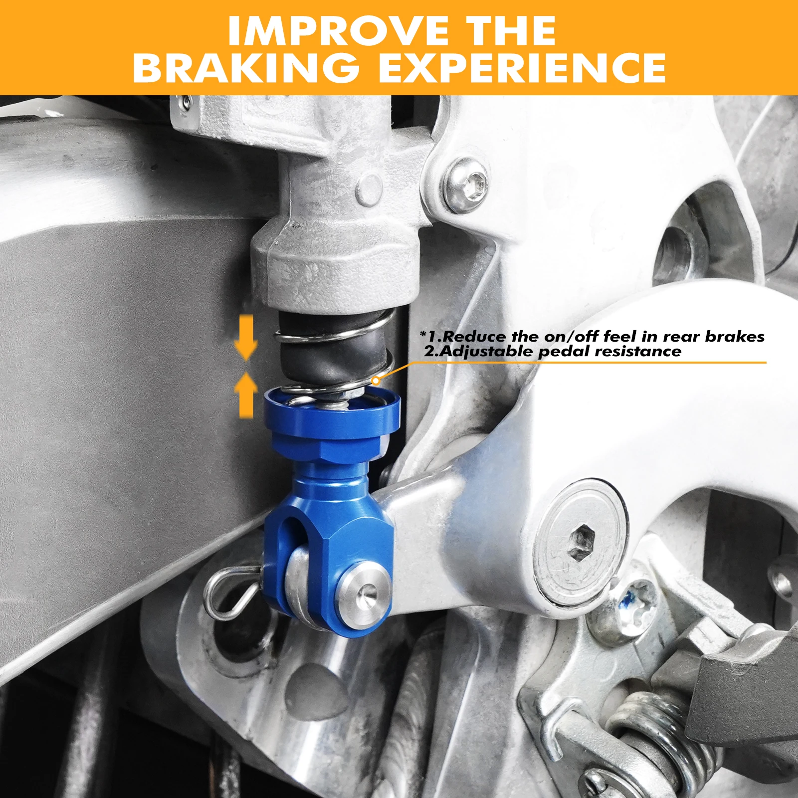 

NICECNC For Yamaha YZ125 YZ250 1999-2024 YZ250F YZ450F YZ125X YZ250X WR250F WR450F YZF WRF 250 450 Rear Brake Return Spring Kit