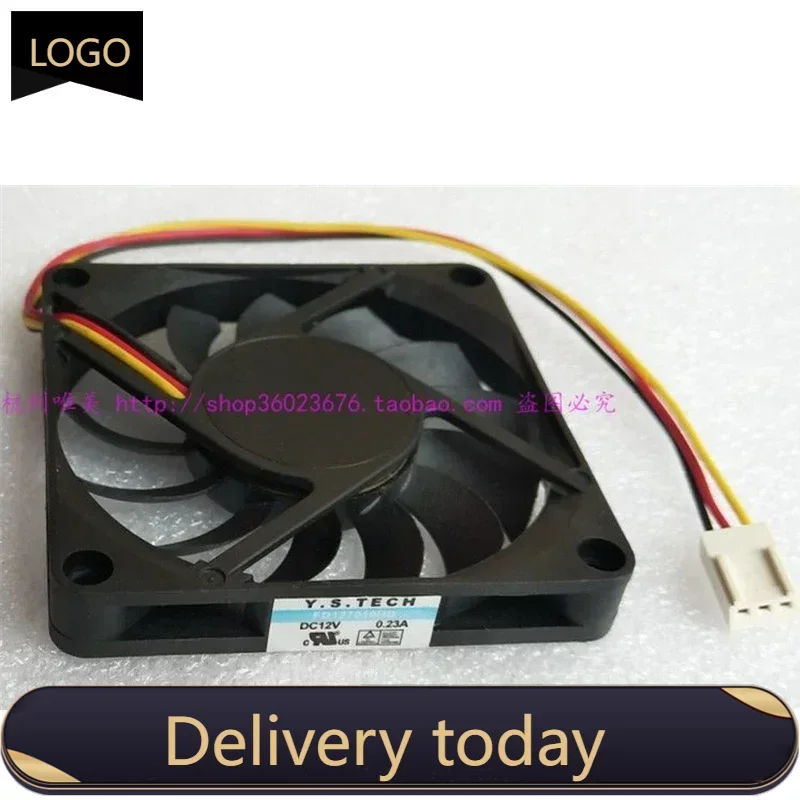 Y.S.TECH 7010 70*70*10MM  Cooling fan 70MM 7cm CPU Ultra-thin cooling fan 12V 0.23A  with 3pin