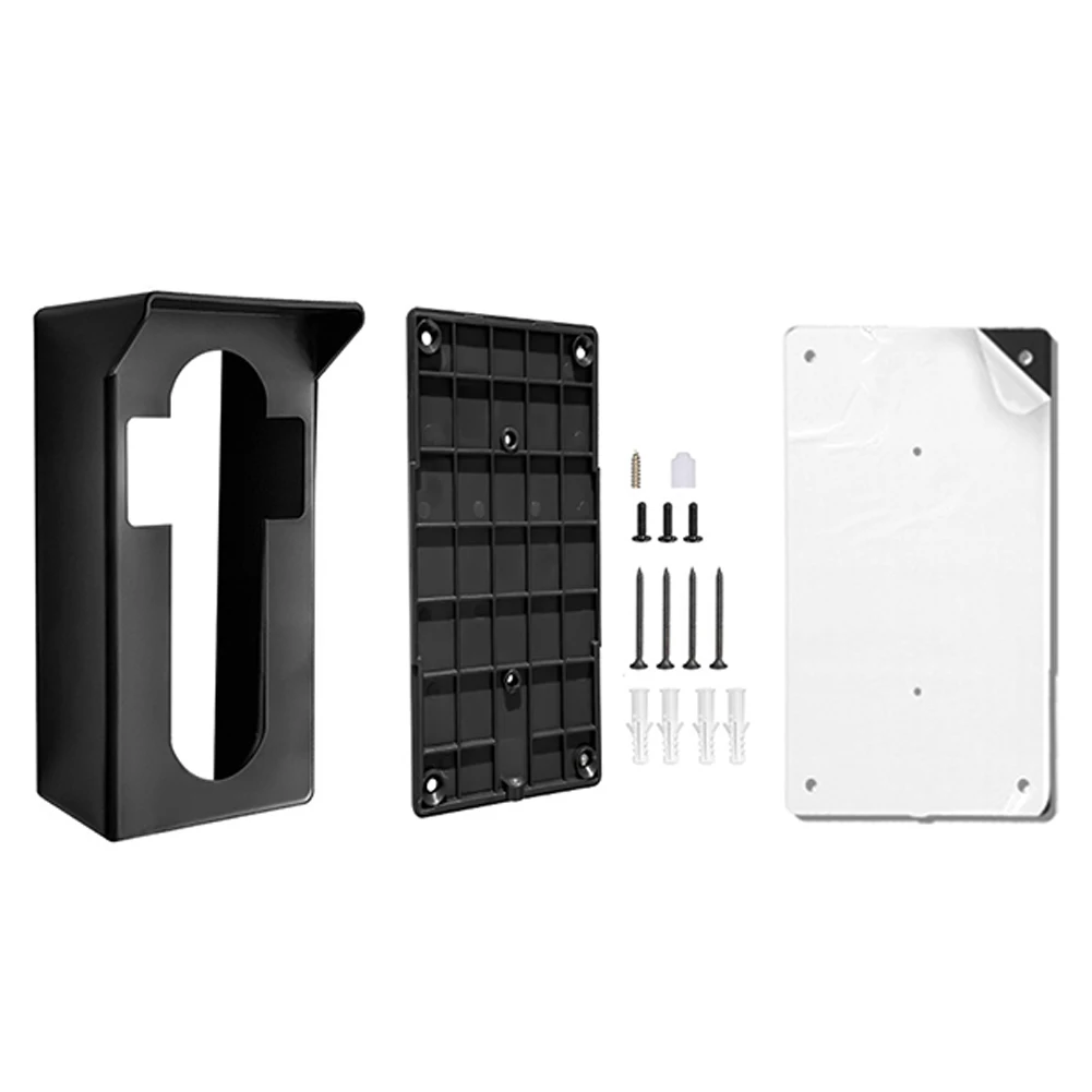 Wedge Angle Bracket No-Drill Doorbell For Renters For Apartments No-drill Installation Weather Resistant Design