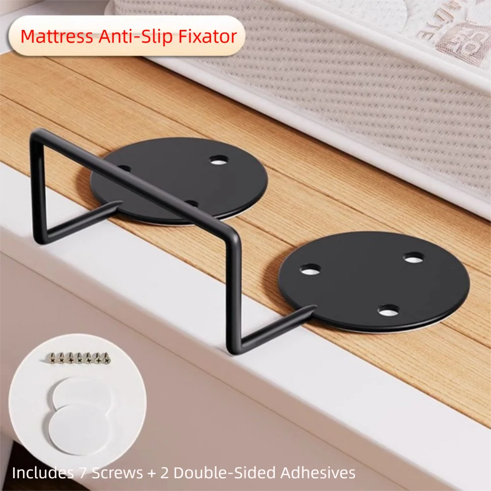 

Non Slip Mattress Slide Stopper Easy Installation Strong Material Mattress Holder Convenient Removable Bed Mattress Retainers