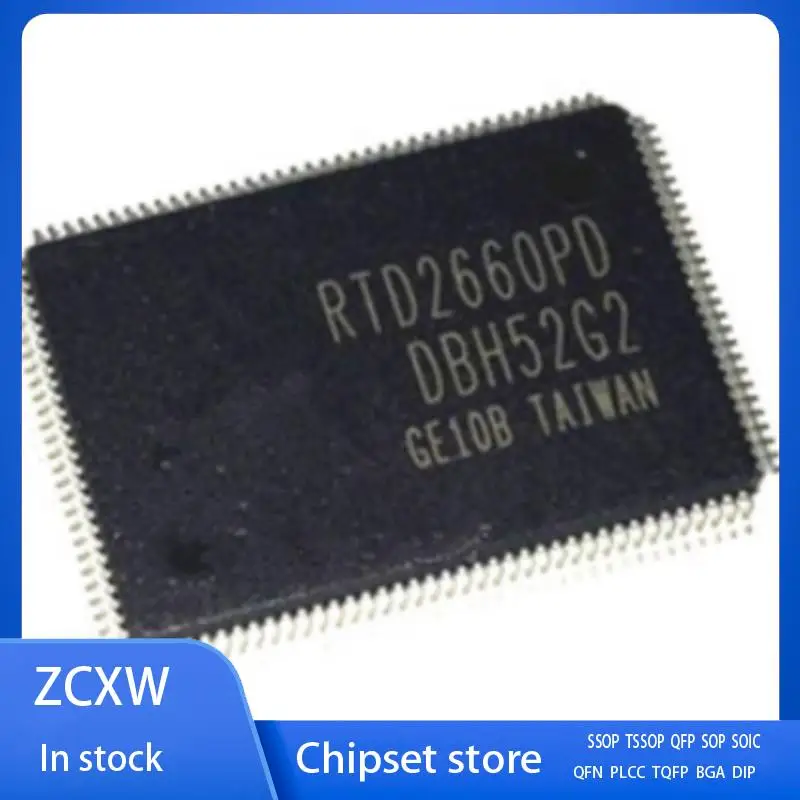 10Pcs/Lot  New    RTD2660PD  RTD2660PD-GR   QFP128