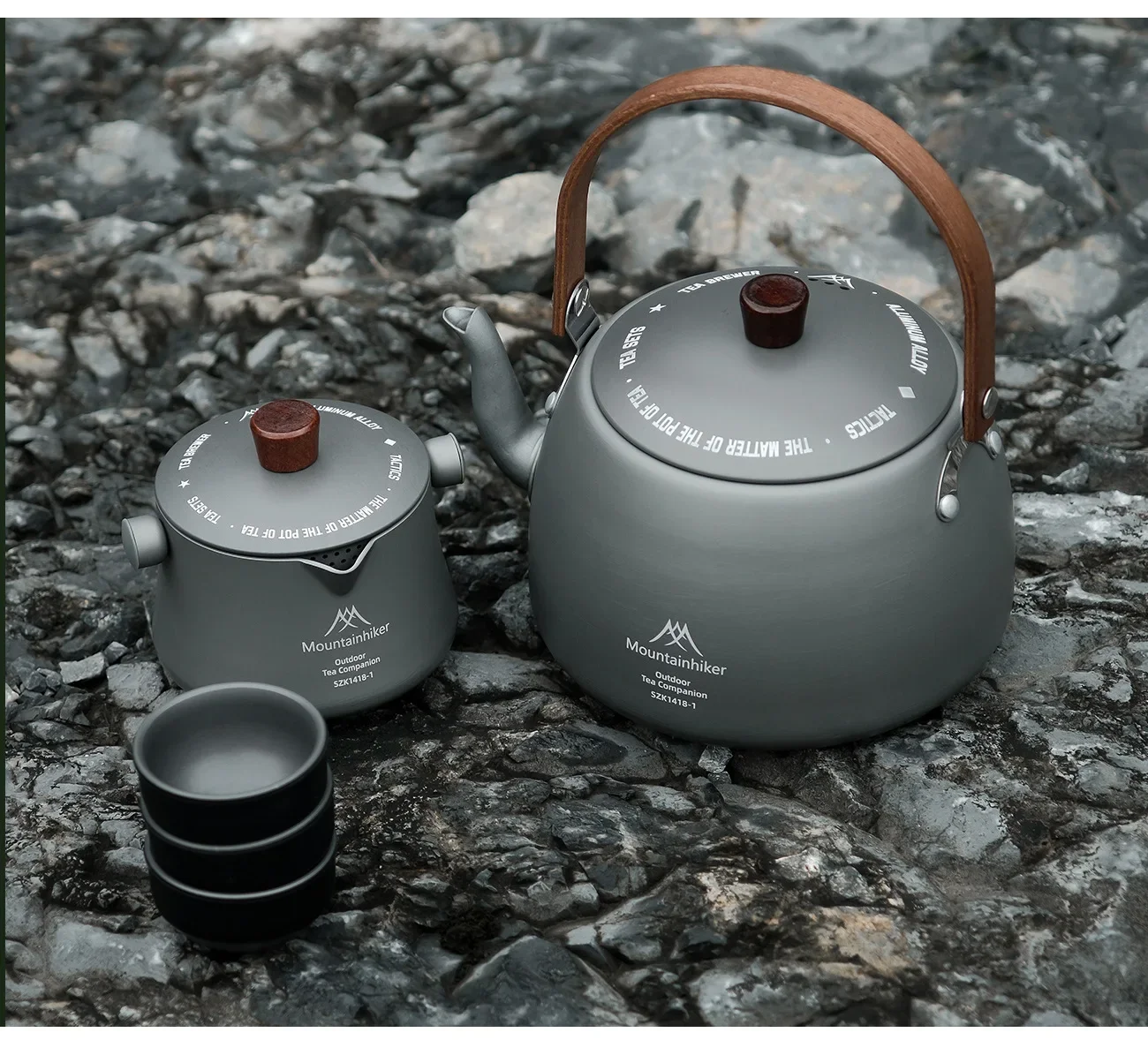 MOUNTAINHIKER Reise-Tee-Set Outdoor Tragbares Mochuan Tee-Set Teefilter Teekanne Teetasse Tee-Zubereitungs-Utensilien Teegeschirr-Sets – Detail 15