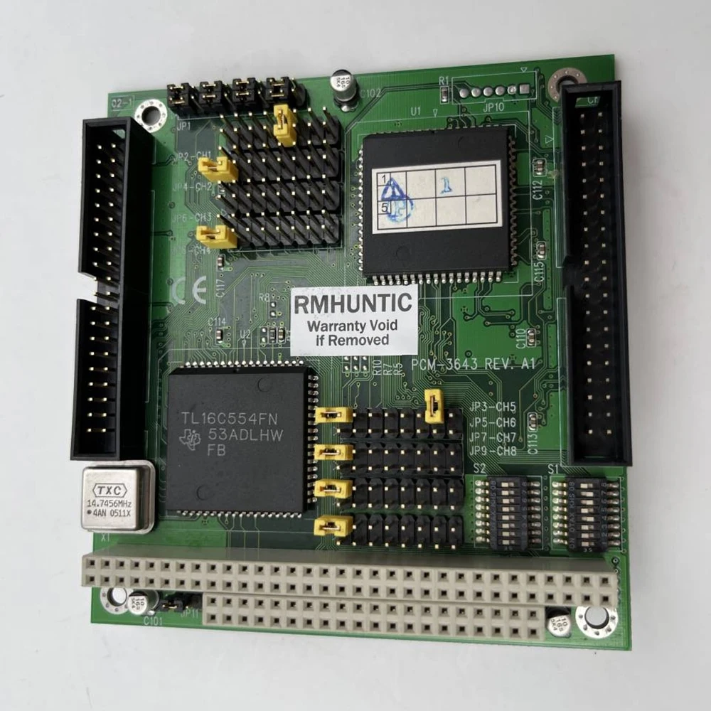 4 พอร์ต RS232 PC104 สําหรับ Advantech Serial Port การ์ดขยายการ์ดโมดูลการสื่อสาร PCM-3643 REV A1