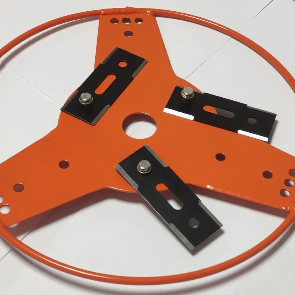 Многофункциональные лезвия для газонокосилки, защита для рассады, 3в1, триммер для газонокосилки, дисковая сковорода для прополки