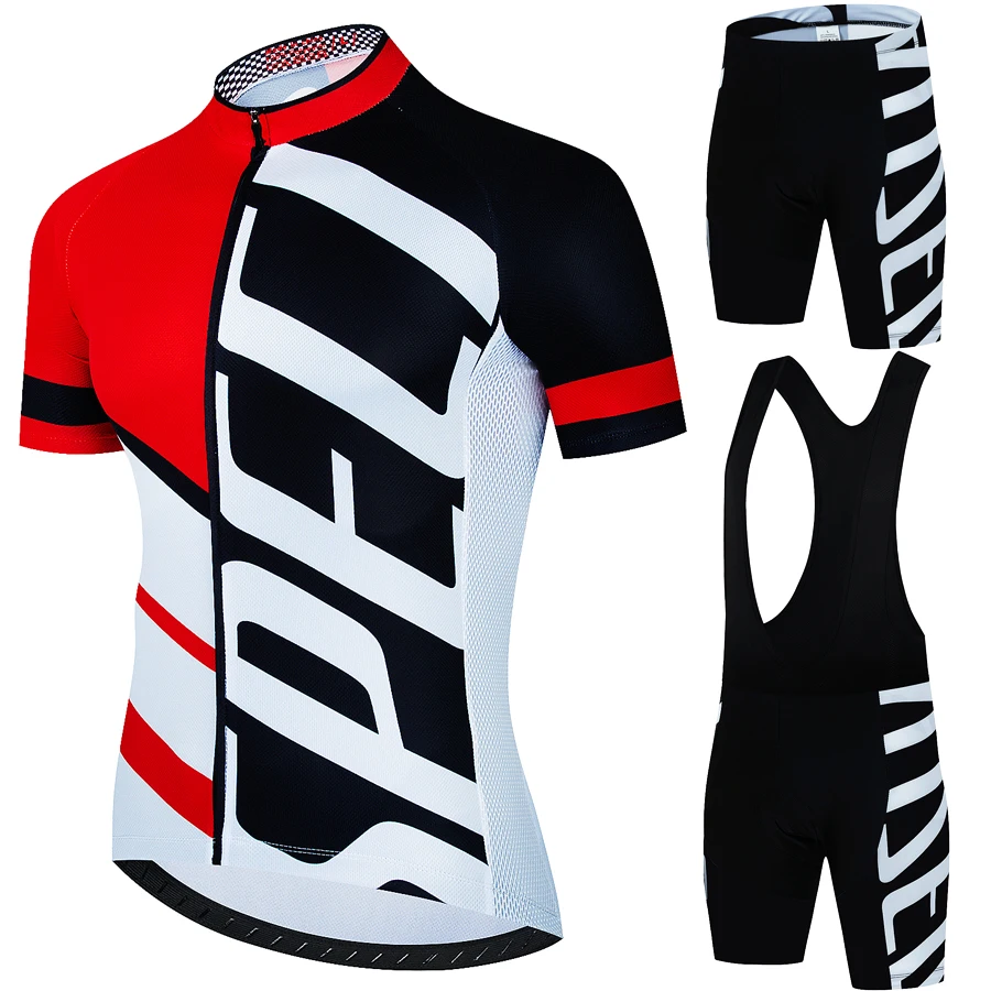 2024 New Cycling Set Cycling Jersey Set Summer Anti-UV MTB Men\'s Bike Set Bicycle Suit Pro Team Racing Uniform Cycling Clothes