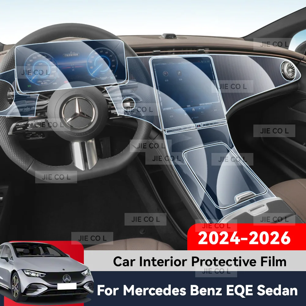 Auto Central Control Screen TPU Navigation Anti Scratch Interior Protection Film GPS Navigation For Mercedes Benz EQE Sedan 2026