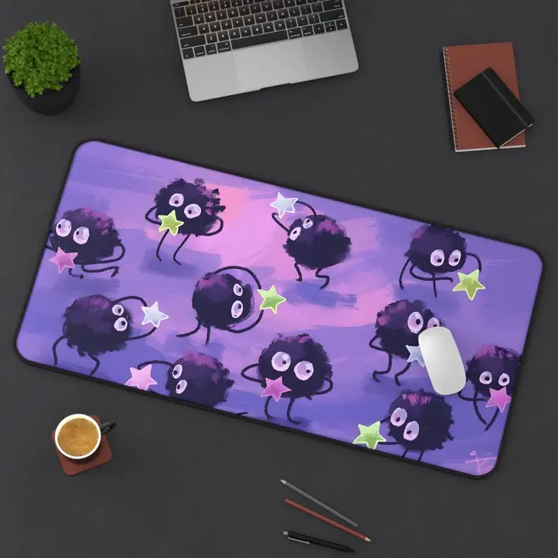 

purple Anime Mausepad purple Desk Mat Gaming Mat Pad on The Table Office Gamer Accessories Keyboard Mats Mouse Pad Mouse Carpet