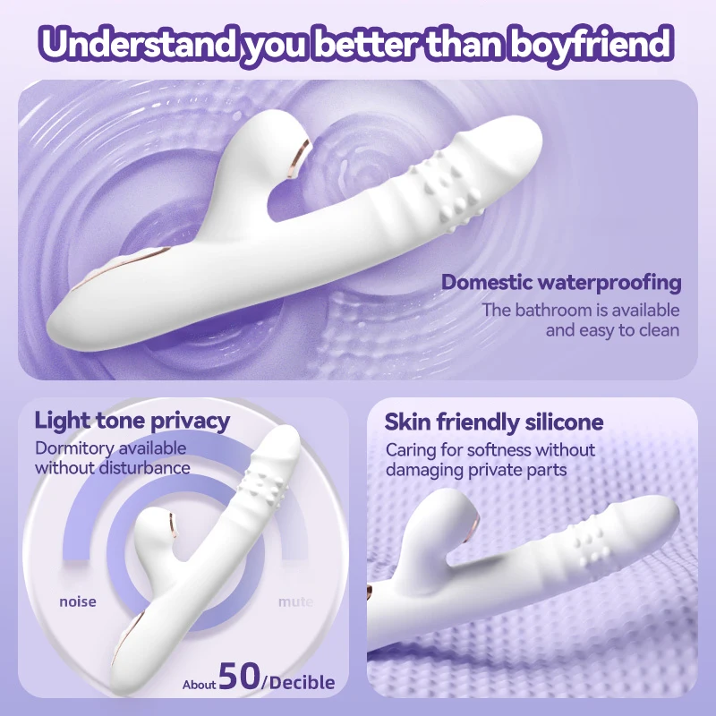 G-spot Vibrator for Women Clit Sucker Vacuum Clitoris Stimulator Silicone Heating Dildo Female Masturbation Sex Toy Adult Goods