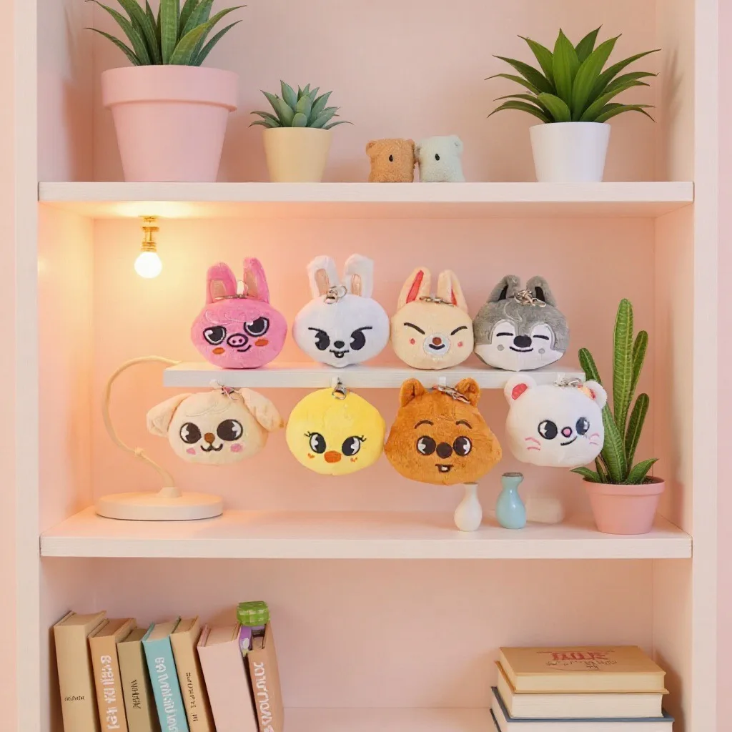 New Stray Kids SKZOO Cute Plush Doll Stray Children Pendant Doll Plush Toy Doll Keychain Couple Gift Christmas Birthday Gift