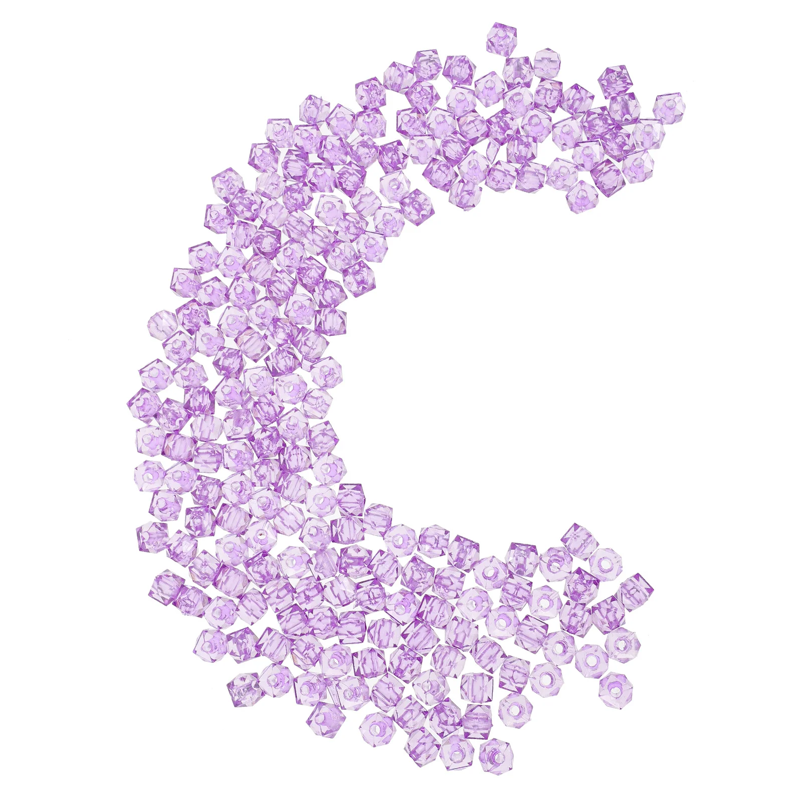 

400 шт. DIY акриловые свободные бусины прозрачные квадратные бусины для изготовления ювелирных изделий браслет серьги ожерелье DIY гирлянда акриловая бусина