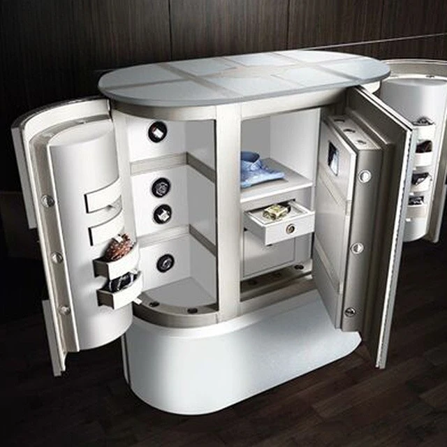 High-End-Safe aus massivem Holz, Designer-Luxusvilla, Home Ad Vanced Sense Passw Ord, Anti-Th-Eft