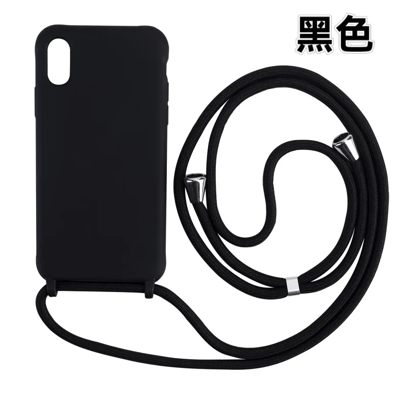 Strap Case für iPhone 17 16 14 13 12 Mini 11 15 Pro Max XS X Plus Crossbody Lanyard stoßfeste weiche TPU Silikon Outdoor Cover – Detail 19