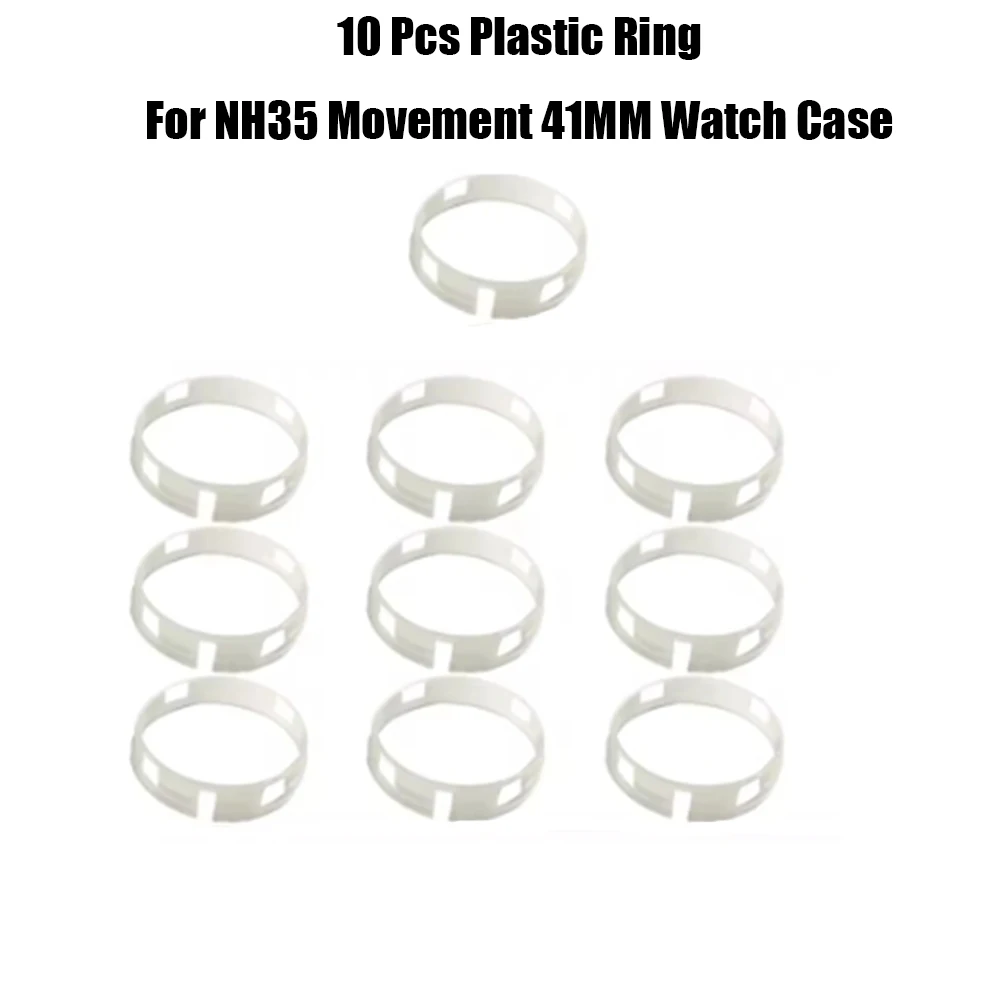 

10Pcs Plastic Ring For NH35 Movement 41MM Watch Case Inner Cover NH35 Special Inner Cover Holder Fixing Ring Watch Accessory