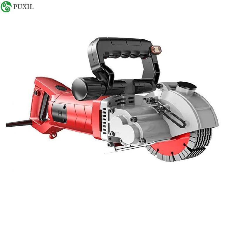 Water and electricity installation fully automatic wall concealed groove cutting artifact slotting machine one-time molding dust