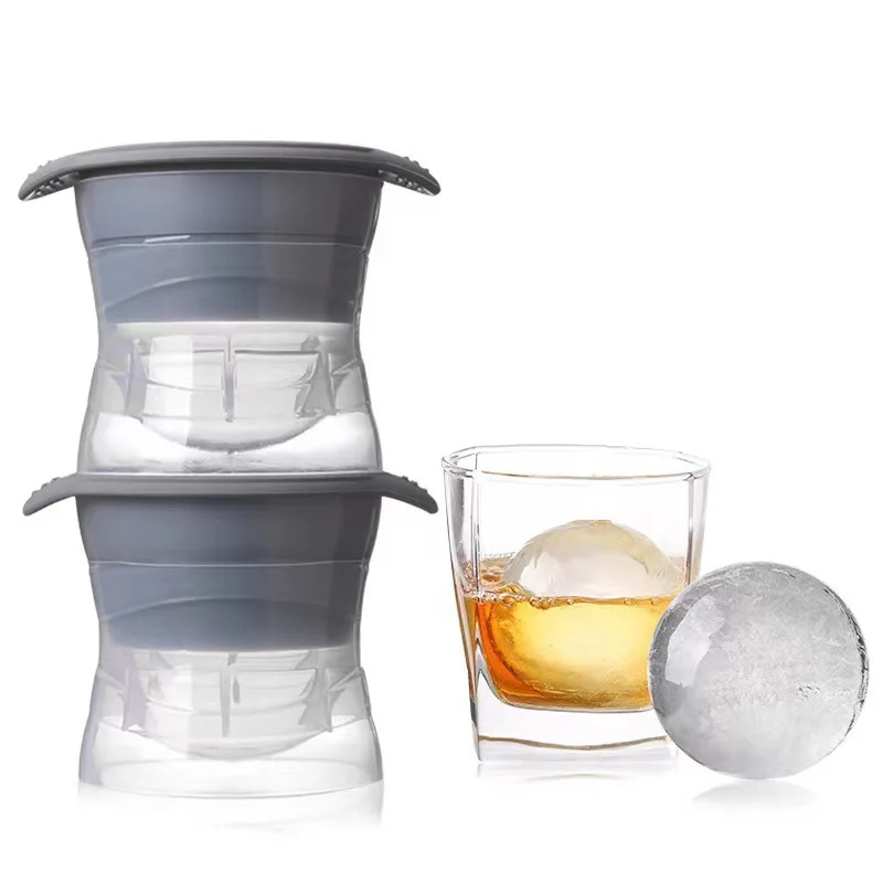 Big Spherical Ice Ball Maker Mold, Whiskey Jelly Round Ice Cube, Ice Grid, Mold Artifact, Home Storage