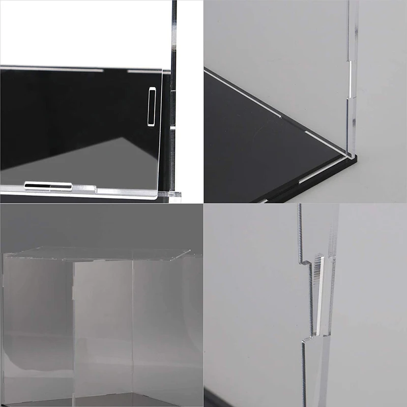 Acrylic Model Display Box Highly Transparent Countertop Showcase Protection Dustproof Rack for Toys Figures Action Home Decor