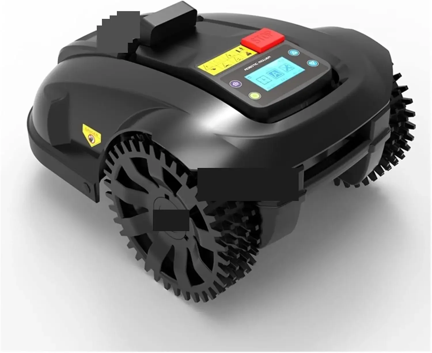

Electric Lawn Mower Smart Robot Lawn Mower E1800U Updated with Ultrasonic Sensor,WiFi App,1800m2 Working Capacity Noise-Free