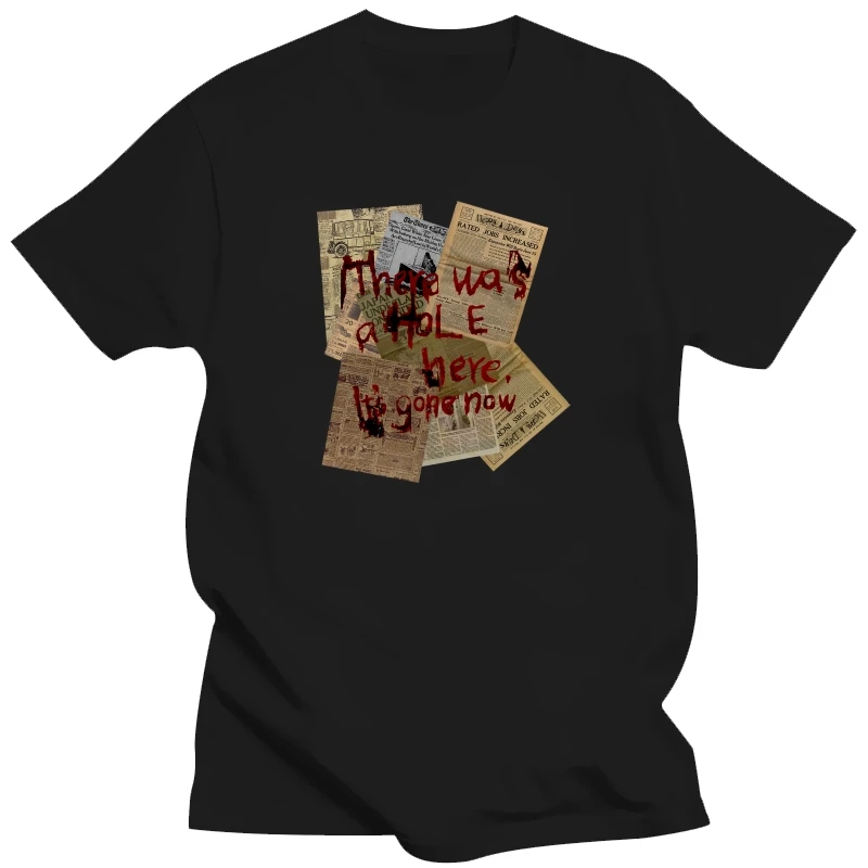 

Silent Hill T Shirt There Was A Hole Here Graphic T Shirts Men Women Game Print Short Sleeve Tee Shirt 90s Streetwear Tops
