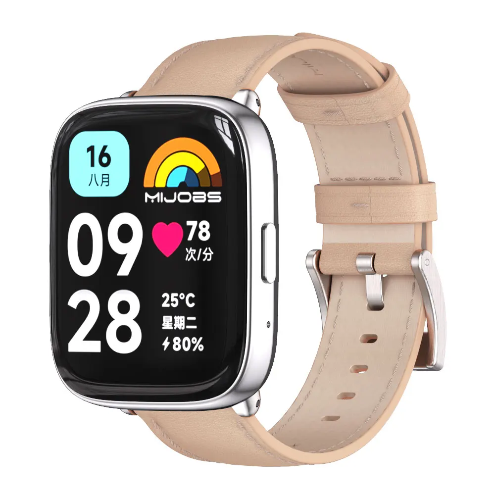 Strap for Redmi Watch 5 4 Leather Wristband for Xiaomi Redmi 5 SmartWatch Watchband for Redmi Watch 4 Replacement