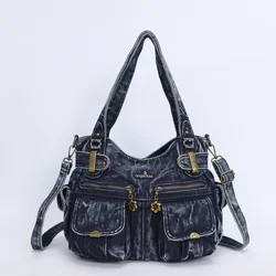 Women Shoulder Bag Leopard Handbags Pink Fashion Messenge Bags Large Crossbody Bag Capacity Purse Soft Tote Satchel