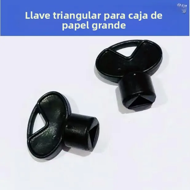 Portarrollos de Papel Higiénico Universal North con Cerradura Triangular, para Baño, Portarrollos Grande, Herramienta de Aper...
