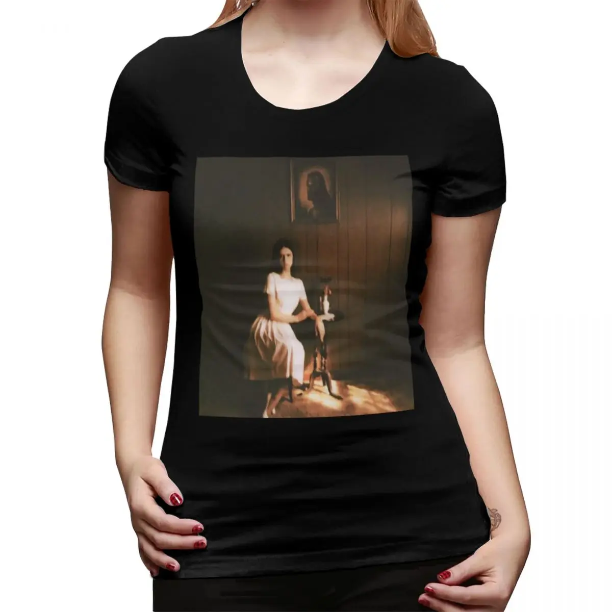 

Ethel Cain Singer Album Music Tour 2024 T-Shirt for Women Round Neck Streetwear T Shirts Women's Short Sleeve Clothes Tops