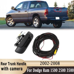 Rear Trunk Handle with Parking Camera for Dodge Ram 1500 2500 3500 2002-2008 Tailgate Reverse Backup Camera Rearview Image