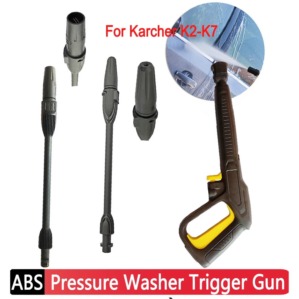 High Pressure Spear Nozzle Spray Gun for Karcher K2 K3 K4 K5 K7 Pressure Washer Trigger Gun Spear Nozzle Spray Gun Lance