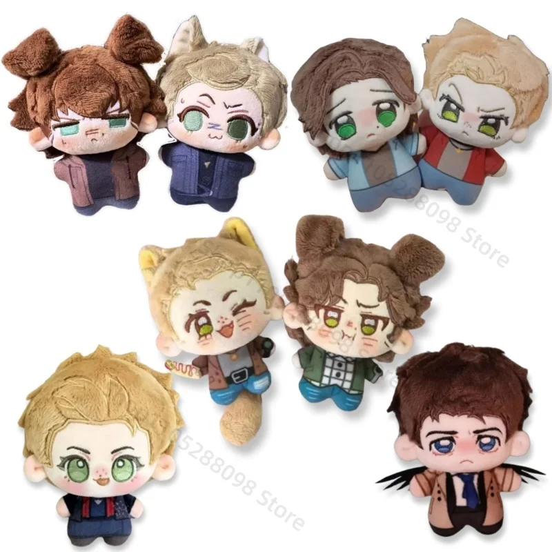 New Supernatural Castiel Plush Pendant SPN Dean Sam Wincest Pendant Plushie Kawaii Backpack Keychain Doll Toy Collect Fans Gift