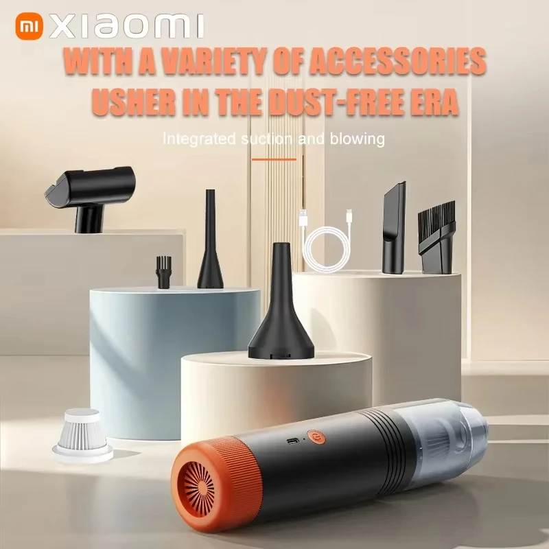 Xiaomi Car Vacuum Cleaner Electric Household Mini Portable High Power Handheld Wireless Powerful Dust Remover Deep Cleaning Hot