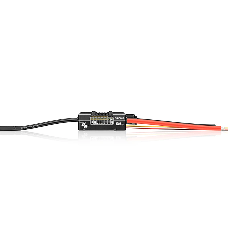 HOBBYWNGE PLATINUM-120A-V5 ESC بدون فرش، مناسبة لطائرات الهليكوبتر الكهربائية 420-520، جناح ثابت كهربائي متوسط #5