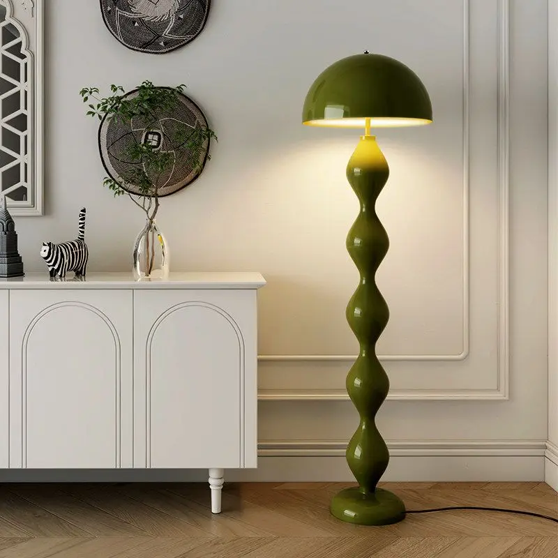 

Medieval Style Mushroom Floor Lamp, Nordic Simple Cream Style Living Room, Sofa Side Exhibition Hall, Designer Ornament Lamps