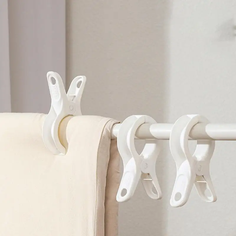 Large Bright Color Clothes Pegs Durable High Quality Beach Towel Clips Light Weight Strong Laundry Quilt Clip Home Organization