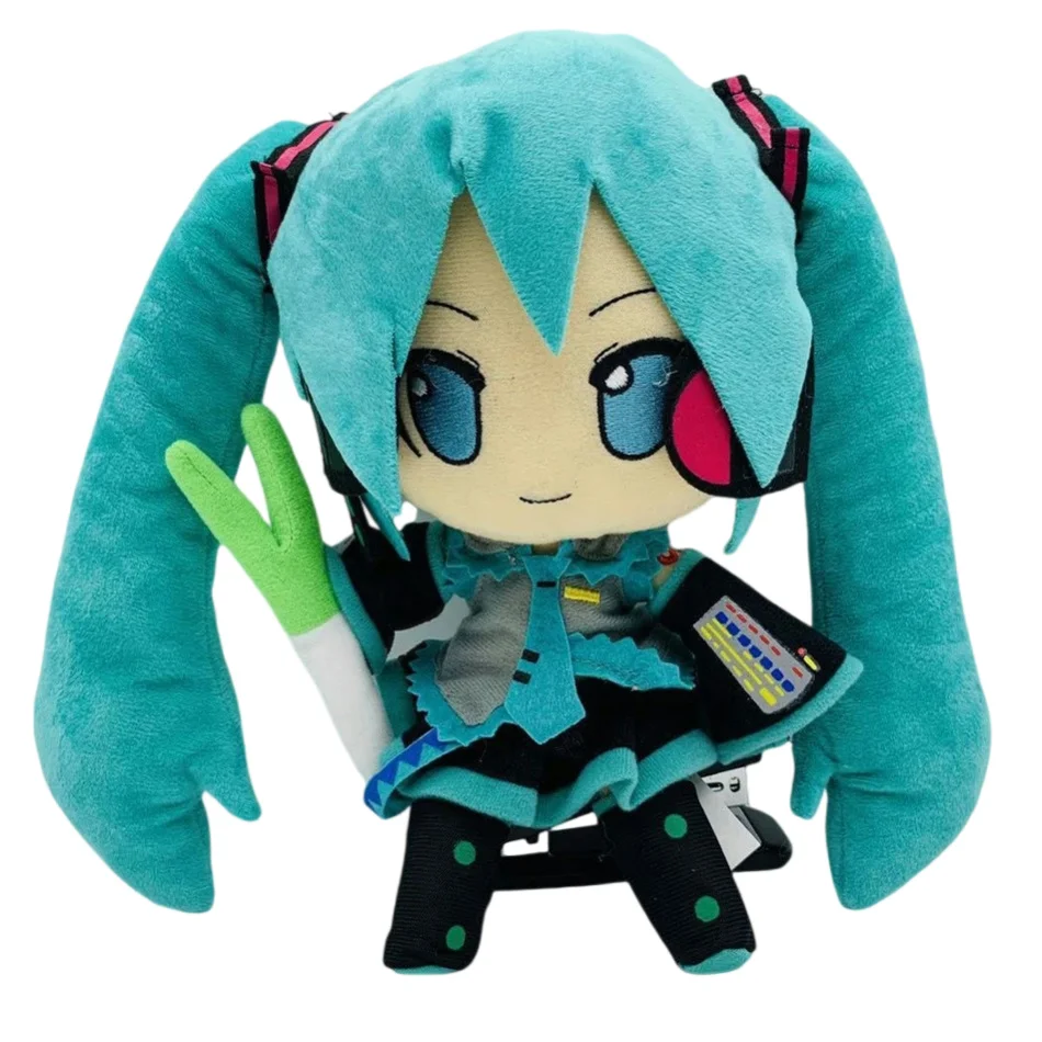 Entzückende Hatsune Miku Plüsch-Flauschige Anime-Stoffpuppe mit charakteristischen Zöpfen, kuschelige Figur zum Sammlern und als Geschenk – Detail 2