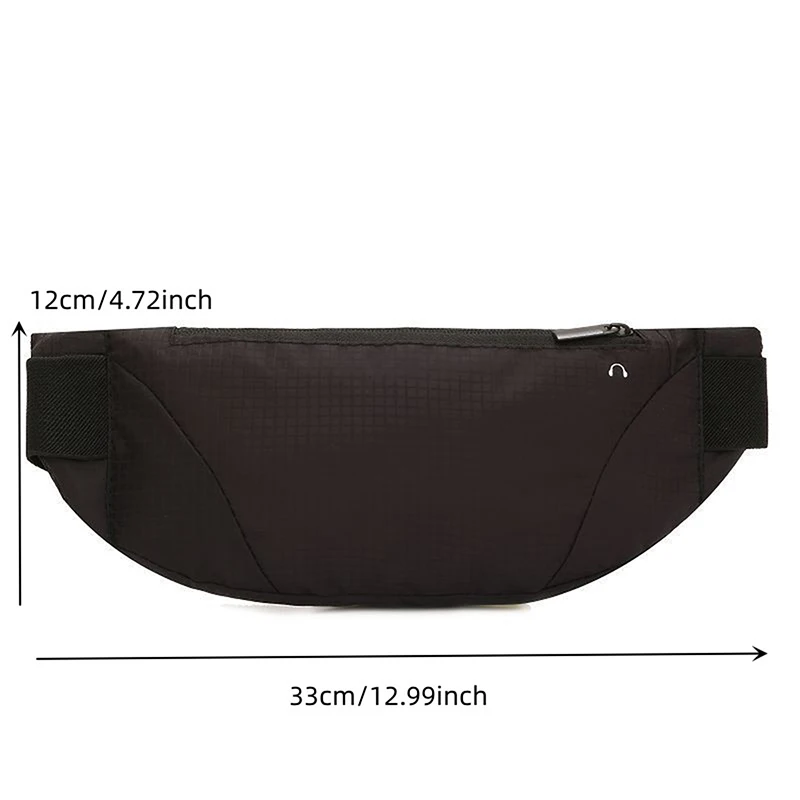 One Size Sports Phone Waist Bag Marathon Equipment Storage Men Large Capacity Fitness Invisible Outdoor Shoulder Bags