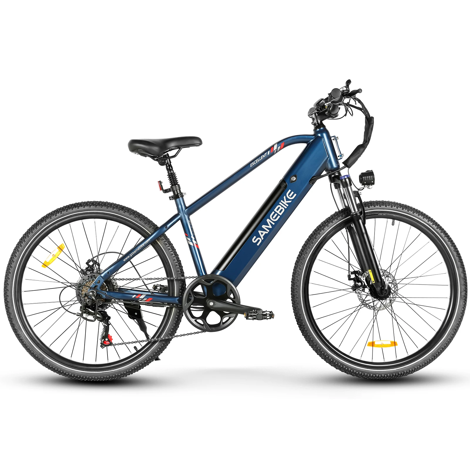 Samebike RS-A01MAN 27,5 Zoll Elektro-Mountainbike 36V15Ah Lithium-Batterie Motor E-Bike 7-Gang-Schaltung Elektrofahrrad für Männer